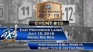 2017-18 AXS Event #15 (Over/Under 40 Doubles) - Alex Aguiar/Bill Webb vs Jon Van Hees/Robert Toth