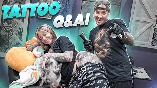 Tattooing My Baby Mama!  Honest Q&A & Orca Whale Tattoo