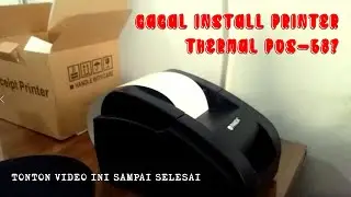 PRINTER KASIR | TUTORIAL INSTALL PRINTER THERMAL POS-58 #GudangIlmuNaria