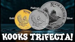 Gold vs Platinum vs Silver investing ... my Kookaburra 2024 trifecta collection #coinreview