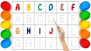 A TO Z, ABCD, ALPHABETS, A FOR APPLE, ABC, PHONICS, DOTTED ABCD, ABCD TRACING, #kidschohantv, 104