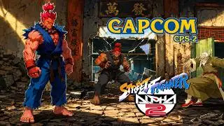Street Fighter Alpha 2(Zero 2) Akuma(Gouki) Survival Mode Expert difficulty no death playthrough