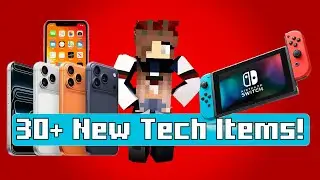 I Built a Realistic Tech Store in Minecraft (iPhone, Switch & More) MODDED