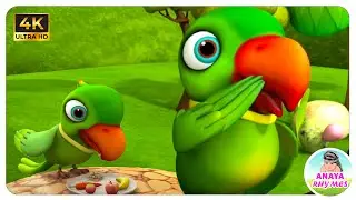 Main Tota Main Tota | मैं तोता मैं तोता | Preschool Cartoon Songs | Hindi Kids Rhyme - Anaya Rhymes