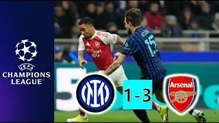 Inter vs Arsenal 1-3 : Highlights & Goals Gabriel Jesus and Gyokeres Goal-Champions League 2025-2026