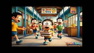 🌟 Nobita&rsquo;s Clever Trick &ndash; Doraemon Moral Story Poem for Kids | Learn Why Hard Work Matters! 🌟