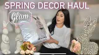 GLAM SPRING DECOR HAUL 2020! | PIER 1, HOME GOODS, MARSHALL&rsquo;S, TJ MAXX & TARGET | RAE DUNN GIVEAWAY!
