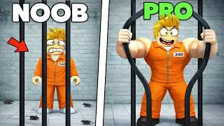 ROBLOX CHOP AND FROSTY ESCAPE PRISON BY BREAKING WALLS
