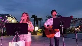 Sunset Live Band Performance at Sentosa Glow Garden