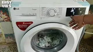 (Marathi )Demo of LG 6 kg Inverter Fully Automatic Front Load Washing machine (FHT1006HNW) in मराठी