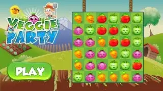 Veggie Party - Match 3 Mobile Game