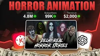 [ Class 4 ] Horror Animation Tutorial like Khooni Monday | Horror Animation kaise banaye