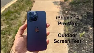 iPhone 14 Pro Max VS iPhone 13 Pro Max - Outdoor  Screen Test