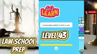 Level 43 Complete Law School Prep, Legal Words #law #shorts #learn #fun
