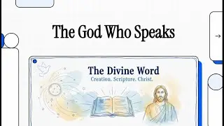 Lesson 01   Brief    The God Who Speaks Revelation