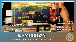 E-Mission - partita in solitario in italiano (gameplay) BOARD GAME