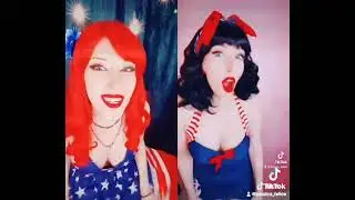 Jessica Felice: American Pin-Up Girl #Cosplay Style #Shorts: Makeup Hair Costume Dress Up Super Fan!