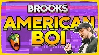 ►Brooks - American Boy (Remix) FLP - FL Studio 20 Remake