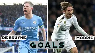 Kevin De Bruyne Vs Luka Modric - TOP Goals and Stats Comparison Video