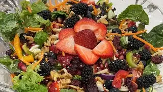 Anti-aging Powerhouse colorful Berry salad Recipe | Dhaniya Methi Style