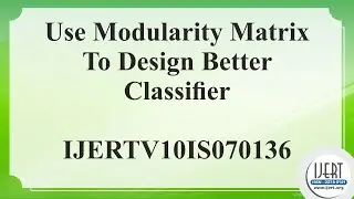 Use Modularity Matrix To Design Better Classifier