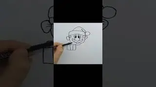 How to Draw Super Mario Christmas #art  #disney #shorts #artwork  #shorts  #draw #socute #new