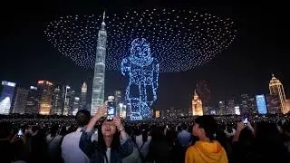 The 50,000 Drone Show That Took Over Shanghai! (Futuristic Vision)