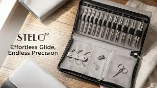 KnitPro STELO Stainless Steel Interchangeable Knitting Needles | Effortless Glide, Endless Precision