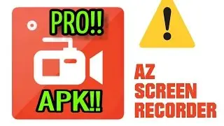 《AZ SCREEN RECORDER PRO APK》
