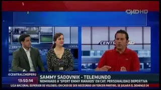 Central CMD: Sammy Sadovnik est&aacute; nominado en los Sport Emmy Awards