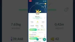 Pokemon GO Winter Holidays : Day 1 (Pikachu)