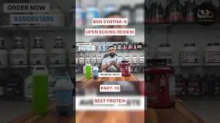 #16 Bsn Syntha 6 Protein Unboxing Review Video in Hindi #shorts #wheyprotein #unboxingvideo #review