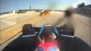 CRASH - Jensen MotorSport @ Milwaukee Mile