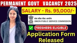 ✅️APPLICATION FORM OUT | GROUP - A PERMANENT GOVT JOB FOR FRESHERS🚨 