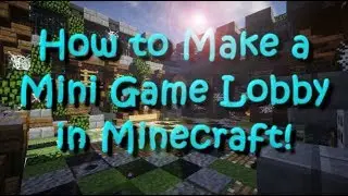 Как построить лобби для многопользовательской/мини-игры в Minecraft Bedrock!