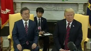 President Trump, Moon Jae-In discuss DPRK summit, regional tensions