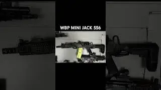 Wbp mini jack 5.56 with zenitco handguard cut to fit                             #airsoft #diy #fyp