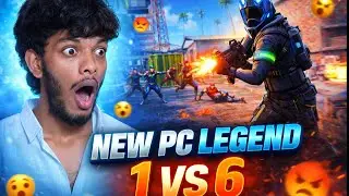 New PC Legend Shows God-Level Skills in Free Fire Max | 1v6 Gameplay! #ff #khan777