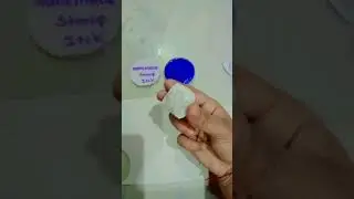 diy cute stamps with homemade ink subscribe like and comment 😍🥰💕