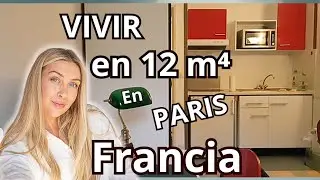 ASI ES VIVIR EN 12 METROS CUADRADOS EN PARIS, FRANCE TRAVEL VLOG.