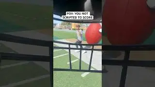POV: NFL SCRIPT DIDN&rsquo;T SAY YOU CAN SCORE.. #nfl #funny #football #shorts
