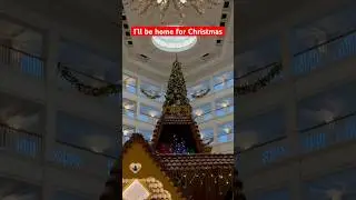 Disney World Christmas | Resort gingerbread house | I&rsquo;ll be home for Christmas | Grand Floridian