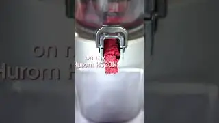 Juicing made easy with the Hurom H320N! 🍏🍓
