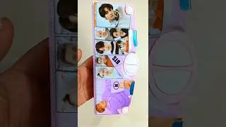 unboxing bts pencil case, 4 button geometry box, #pencilbox #stationery #btscollection