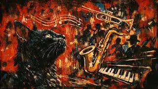 Eyes on Sound... | Retro Smooth Jazz &mdash; Saxophone & Piano with Cat