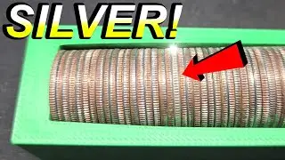 QUICK $500 SILVER HUNT!!! - COIN ROLL HUNTING DIMES