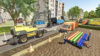 Travaux de Voirie pour des Immeubles en location | Farming Simulator 25 Travaux Public
