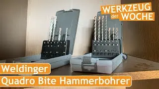 WELDINGER Quadro Bite Hammerbohrer | armierten Beton & Naturstein | SDS-Plus | Werkzeug der Woche