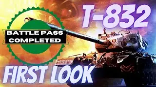 T-832 || Terminator Battle Pass Tank || Short Review || Two Great Battles || World Of Tanks