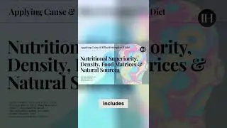 Nutrient Density & Superior Source Whole Foods #dietscience #ancientnutrition #mungbean